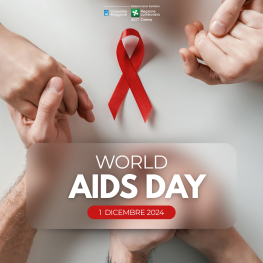 White and Red World Aids Day Instagram Post