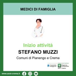 inizio attività dr Stefano Muzzi inizio attività dr Stefano Muzzi