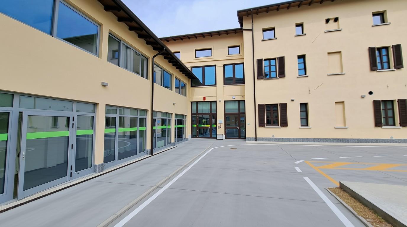 Ingresso della Casa di Comunità dall'ospedale di Rivolta d'Adda