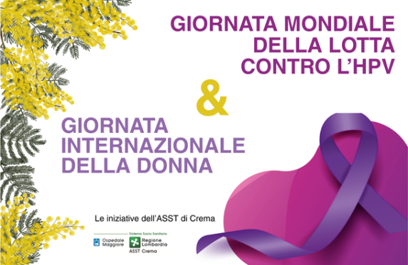 LOTTA HPV E GIORNATA INTERNAZIONALE DELLA DONNA