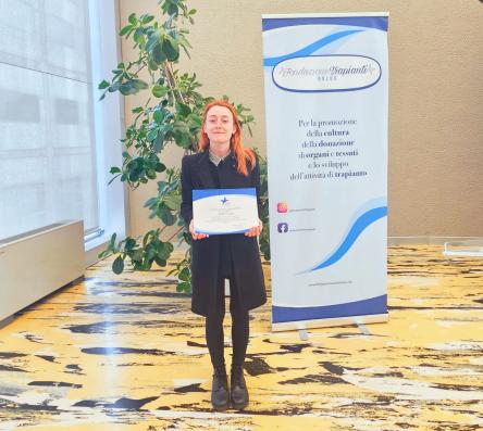 Federica Depetri premiata a Palazzo Pirelli