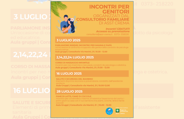 eventi luglio